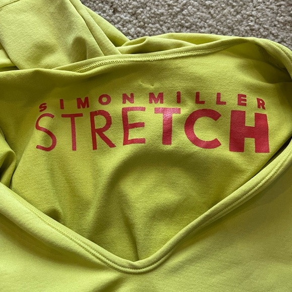 Simon Miller Stretch Kiwi Xema V-Neck Long Sleeve Dress Size Xs/small - Picture 11 of 12